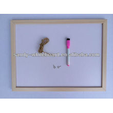 OEM magnetic whiteboard with wooden frame 20*30cm